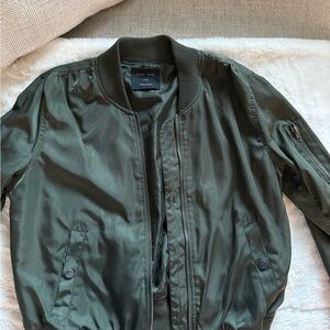 Love Tree women's Olive Bomber Jacket